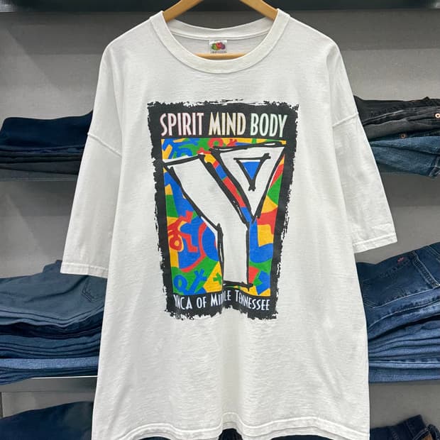 (3XL)90'S FRUIT OF THE LOOM 반팔-M1769