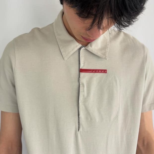 Prada sports 폴로 카라티 셔츠