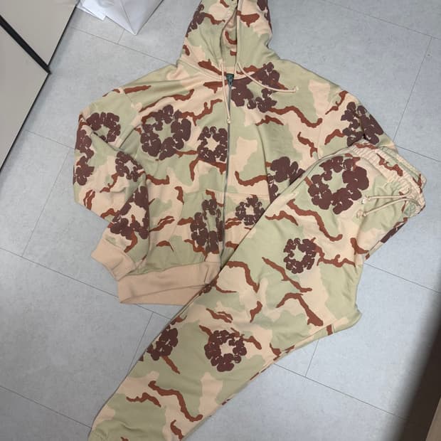 데님티어스 카모 플라워 셋업 XXL, XL