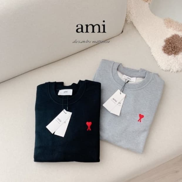 아미 맨투맨 (( 새상품 )) 큐알인증