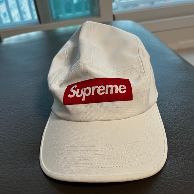 슈프림 x Cordura 모자 화이트