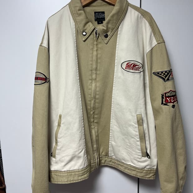 인세인개러지 예스아이씨 콜라보 모터사이클 재킷 팝니다.