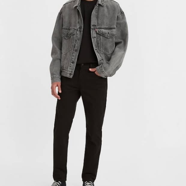 리바이스 511 슬림핏 블랙 코튼팬츠 새상품 04511-3378