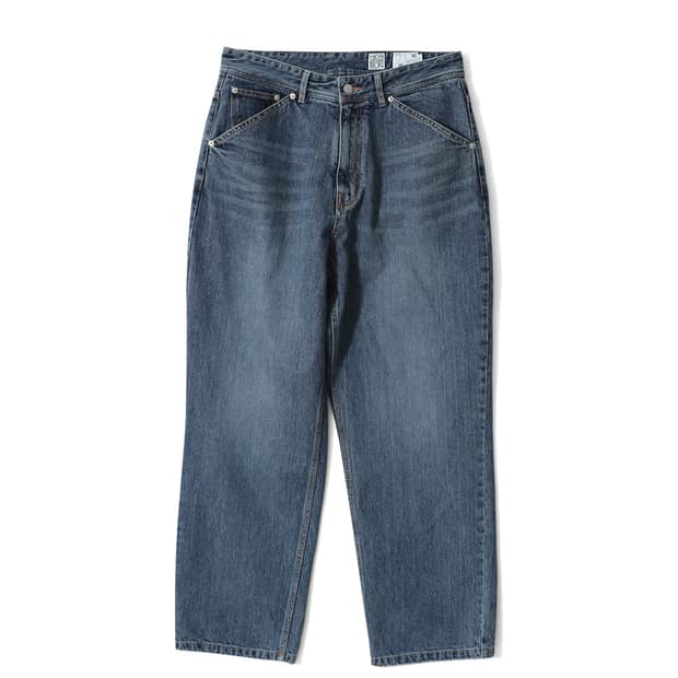 새상품급) 홀리선 블루본 테이퍼드 데님 노멀 네이비