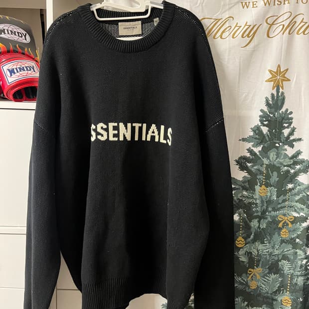 피오갓 에센셜 니트 스웨터 Size.XL