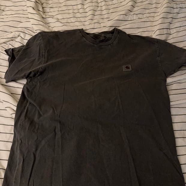 칼하트wip 가먼트다잉 티셔츠 차콜 XL