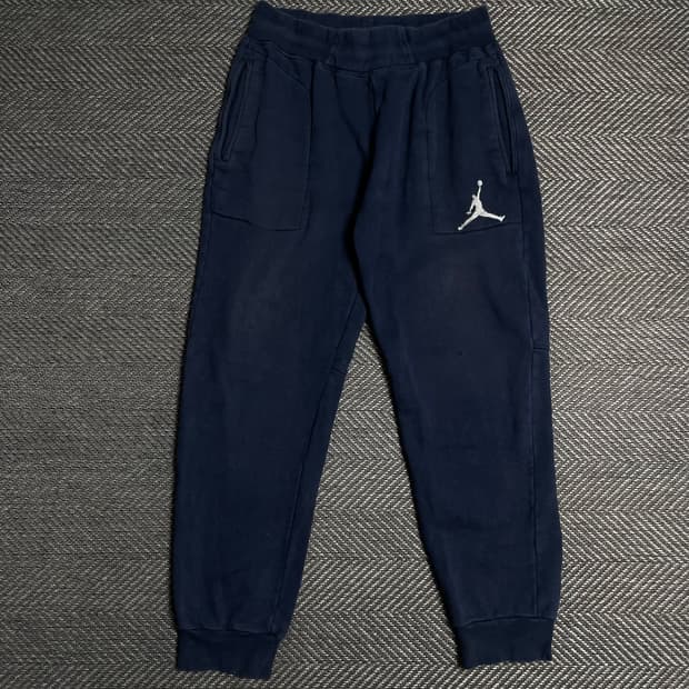 나이키 조던 자수로고 트레이닝 스웻 조거 팬츠 네이비o 5188