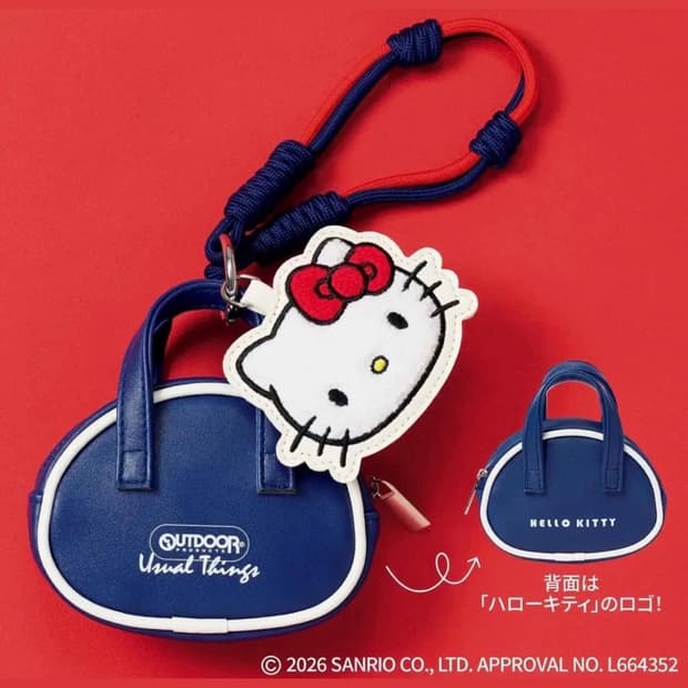 🎀 OUTDOOR × HELLO KITTY 미니백 키링 동전지갑 🎀