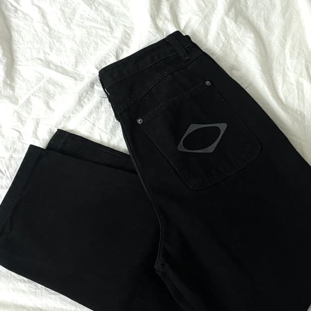 미스치프 Rhombus Slouchy Washed Jeans / M