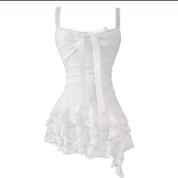 스젠 메이드 원피스 lace ribbon dress