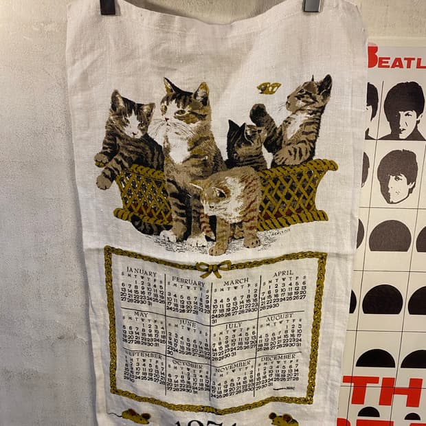 ☕️유럽 티타월 캘린더패브릭