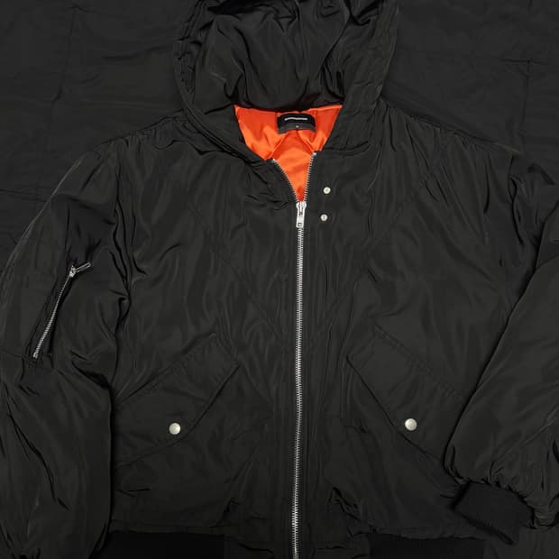 로어링라드 후드 셔링 MA-1 블랙 봄버 품절