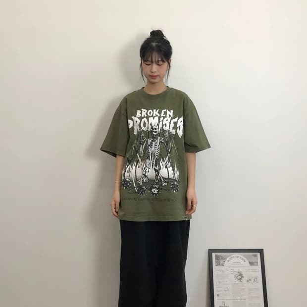 Broken Promises Skeleton Graphic Tee