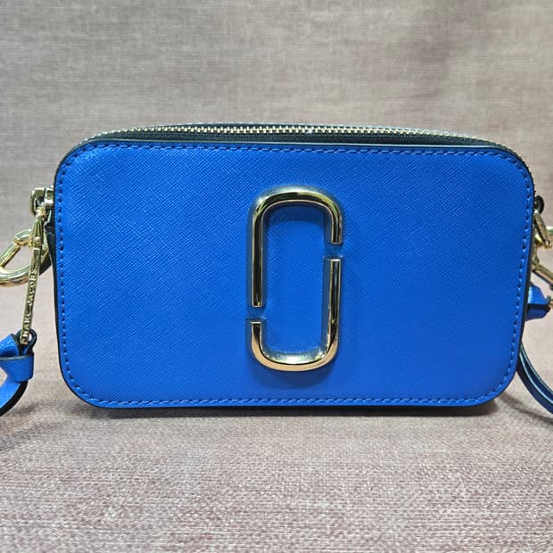 마크제이콥스 정품 스냅샷 블루 크로스백 