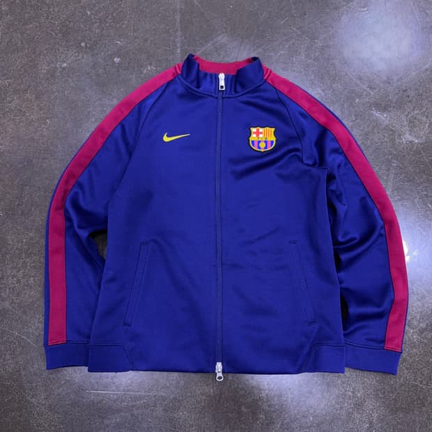 나이키 FC 바르셀로나 바르샤 트랙탑 져지 주니어 L