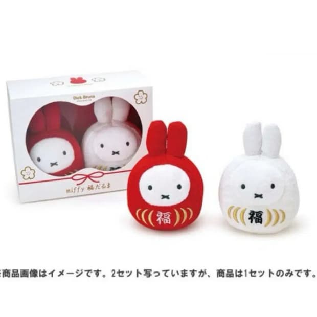 개별 가능) 미피 복 달마 인형 세트