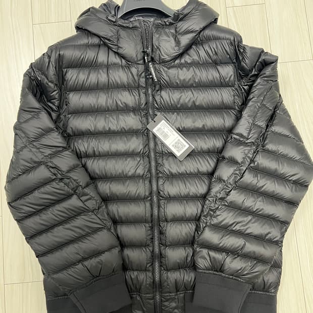 C.P. 컴퍼니 D.D 쉘 다운 블랙 새상품 XL 