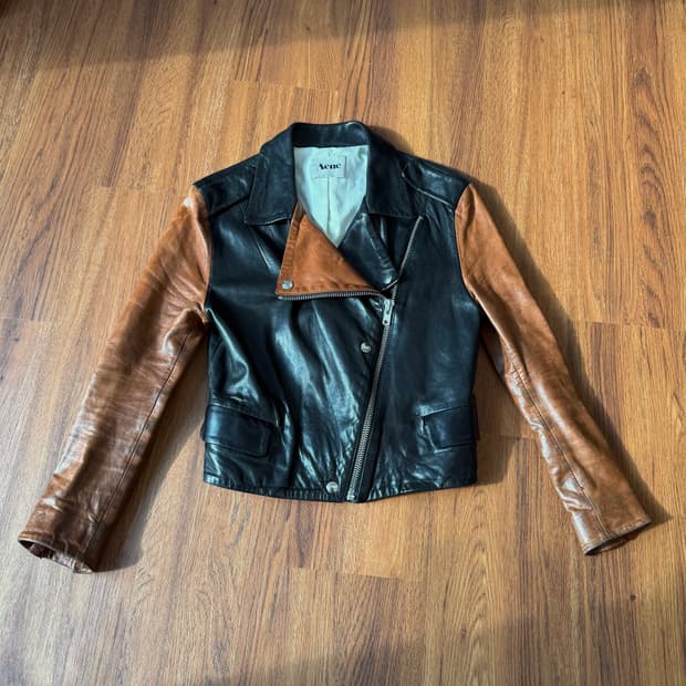 아크네 스튜디오 10SS 레더 자켓