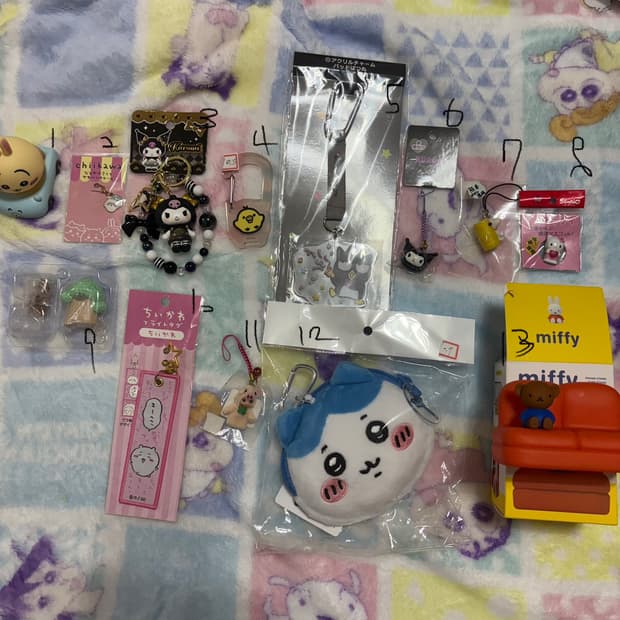💕5~7000원💕 산리오 치이카와 몬치치 리락쿠마 미피 햄토리 커비 