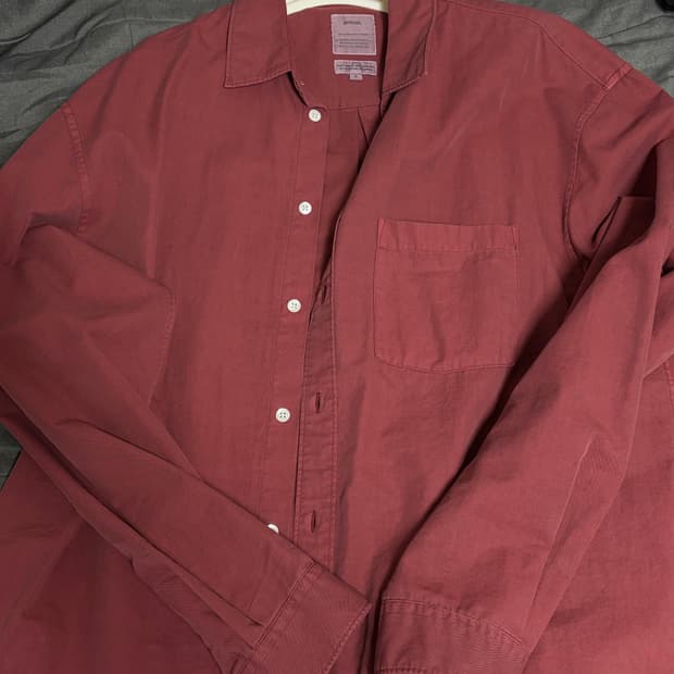 gonak dyed glitch shirt rose