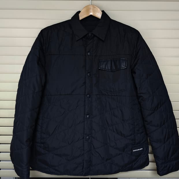 캘빈클라인 덕다운 퀼팅 패딩자켓 L(100)