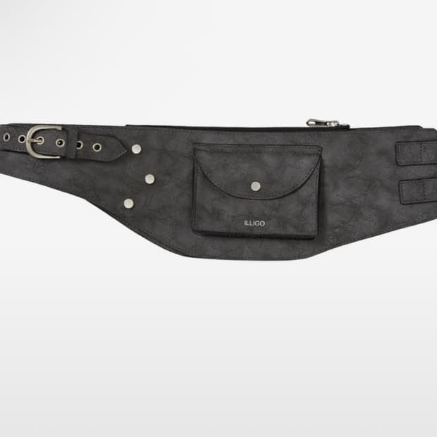 two-way 벨트백 다크 그레이