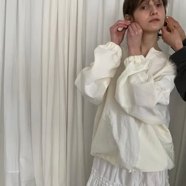 쏘딩키브레드 아노락 크림