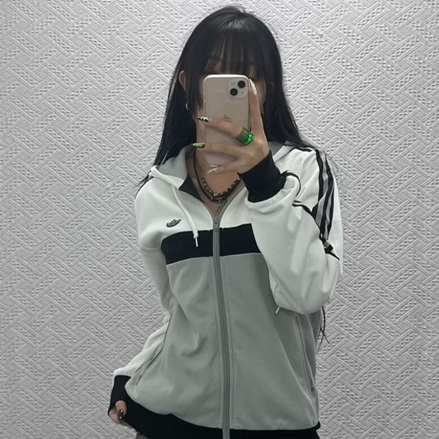 아디다스 대장급 희귀 파이어버드 오레오 져지 집업 95 C08521