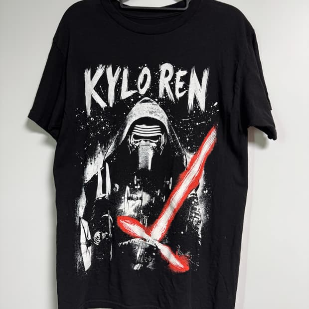 스타워즈 카일로 렌 블랙 티셔츠 M 