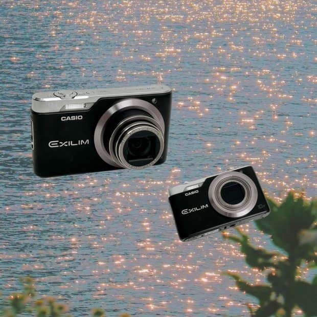 메이크업모드!) 카시오 엑슬림 h5 Exilim 빈티지 디카