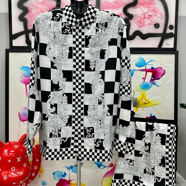 [새상품] 베르사체 실크셔츠 SET