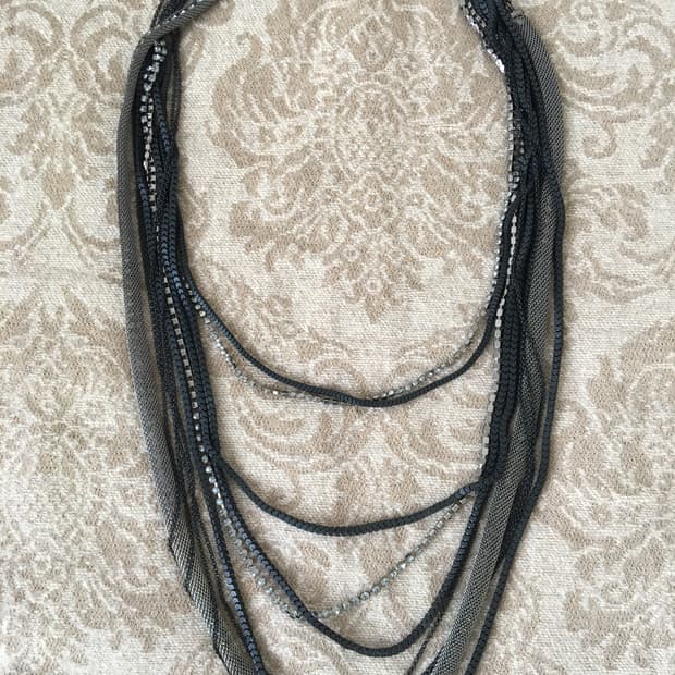  layer point necklace