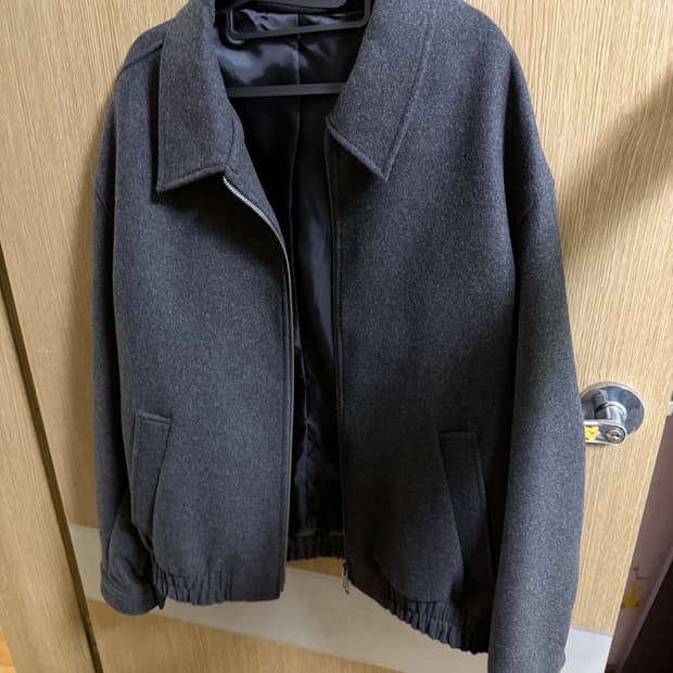 무신사스탠다드 울 블루종 xxl