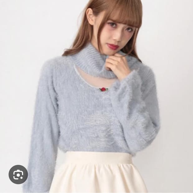 앙크루즈 희귀 2010s 양지뢰 앙고라 니트스웨터