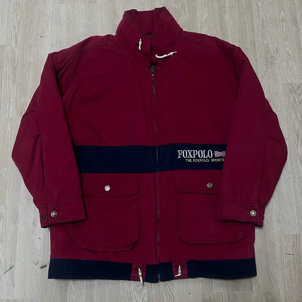 폴로 클럽 남성 빅로고 포켓 바람막이 자켓 L/100 