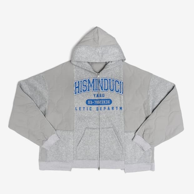 스키즘 인듀싱 후드 집업 그레이