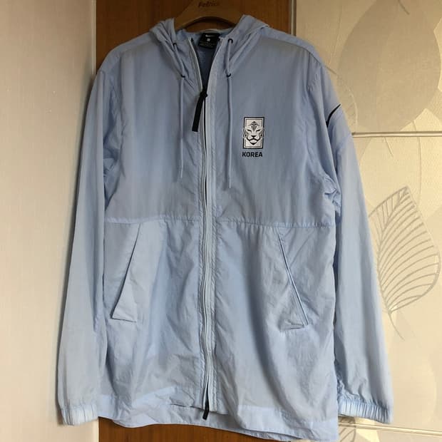 나이키국대 국대KOREA 20-22 국대 코치지급실착 후드바람막이 100