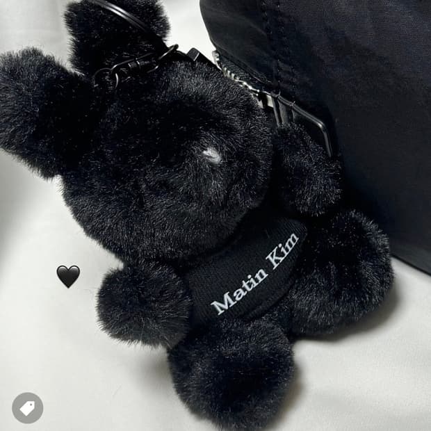 마뗑킴 블랙 버니 토끼 키링