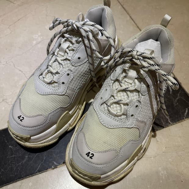 [42] 발렌시아가 트리플s 화이트