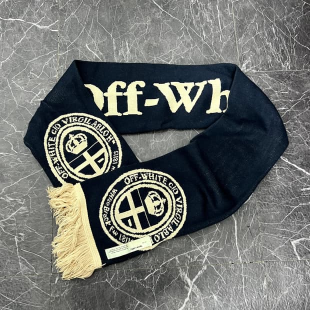 오프화이트 처치 스카프