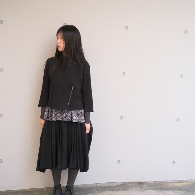 Knitted ridder jacket