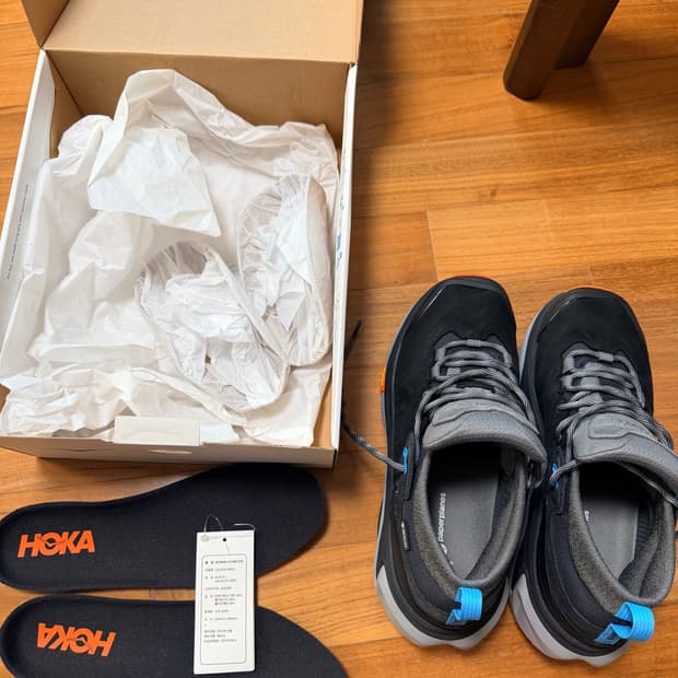 HOKA KAHA 3 ROW 카하3 로우 블랙 그레이 색상 265mm