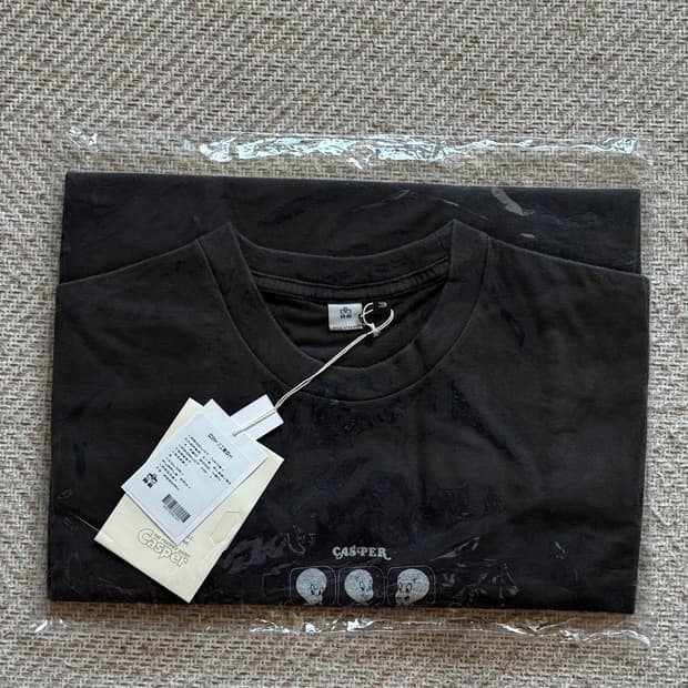 (3) 폴리테루 캐스퍼 1/2 슬리브 어퓨굿맨 퍼플그레이