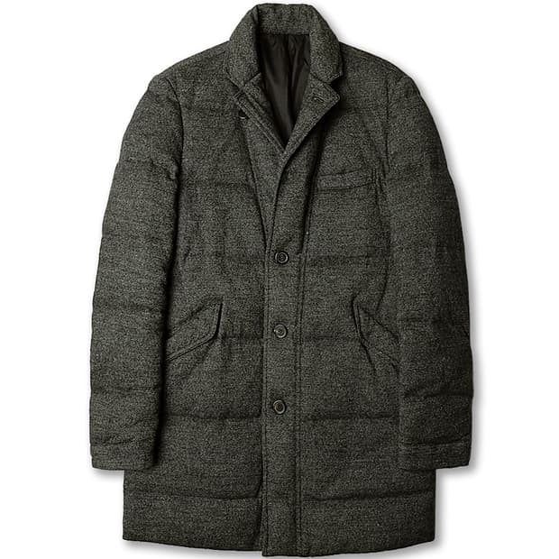 일레븐티 [Eleventy] 이태리 울 클래식 다운 롱 패딩