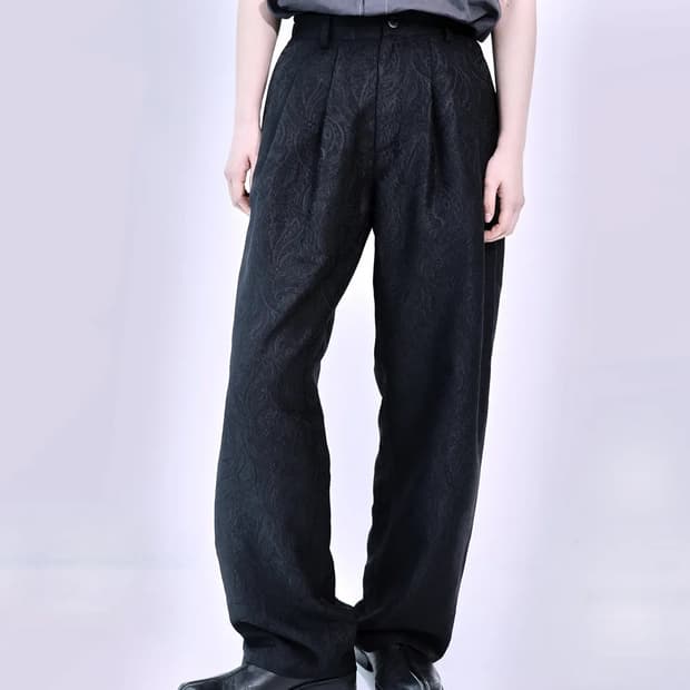 EYC Paisley Jacqaurd Pants