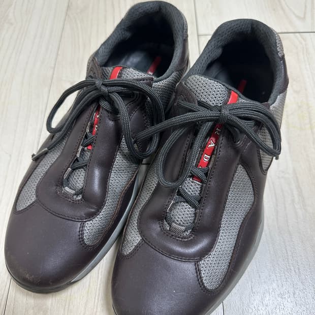 프라다 아메리카컵 브라운 7사이즈