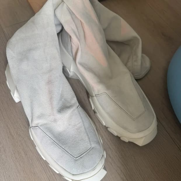 (42)릭오웬스 삭스 트랙터 부츠 18ss Dirt