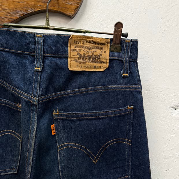 90s Levi's 515 Orange Tab Slim Straight