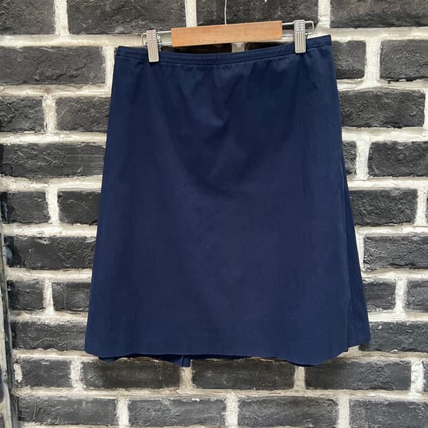 버버리 실크 스커트