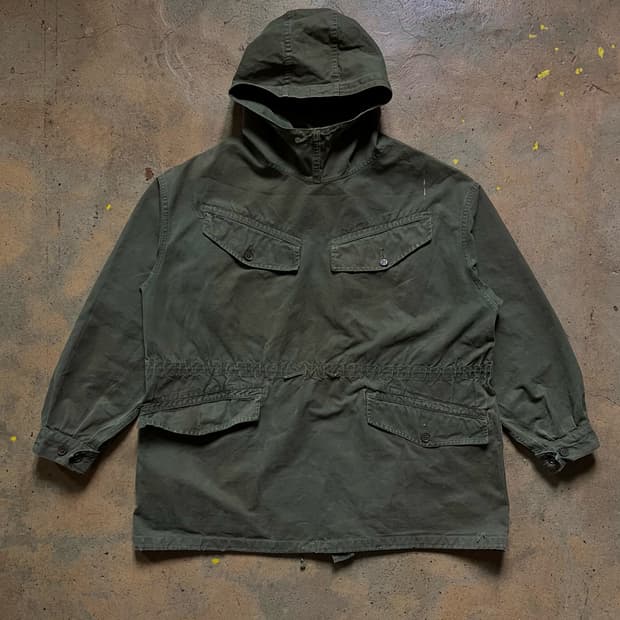 50s 프랑스군 오리지널 M50 마운틴 스목 파카 후드